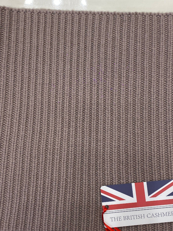 tour de cou snood cachemire gris souris