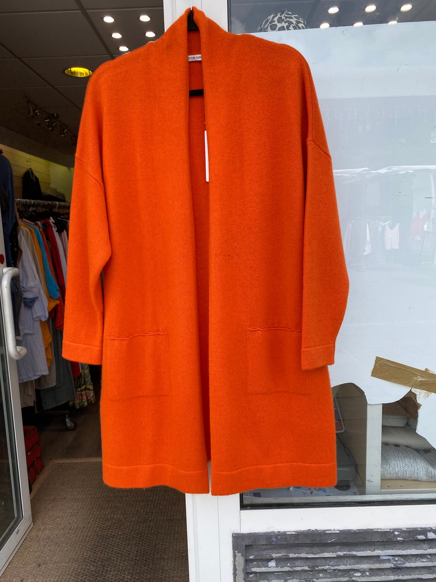 Veste longue ouverte 4 fils pure Cashmere premium