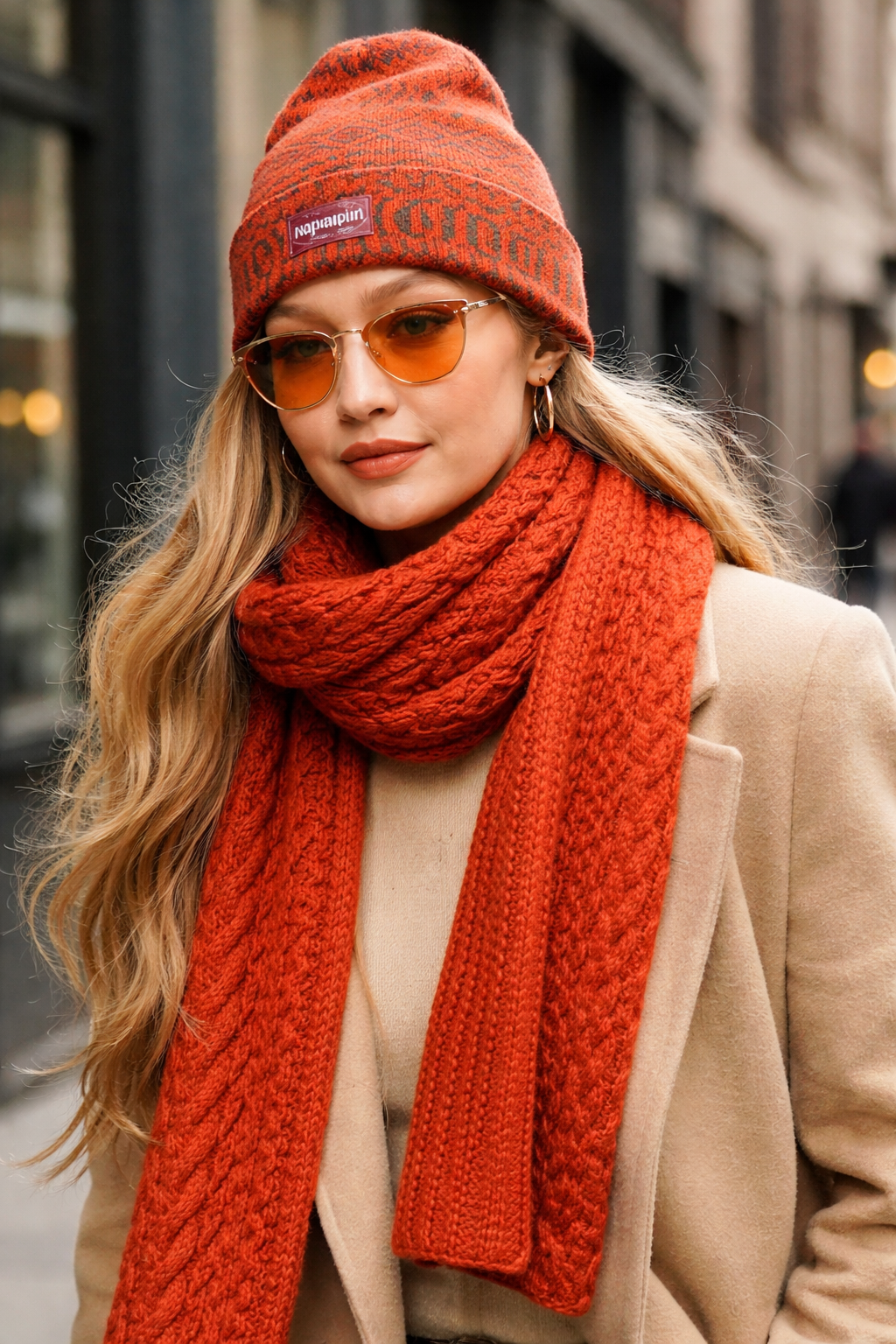 Twin set Bonnet Écharpes 4 fils