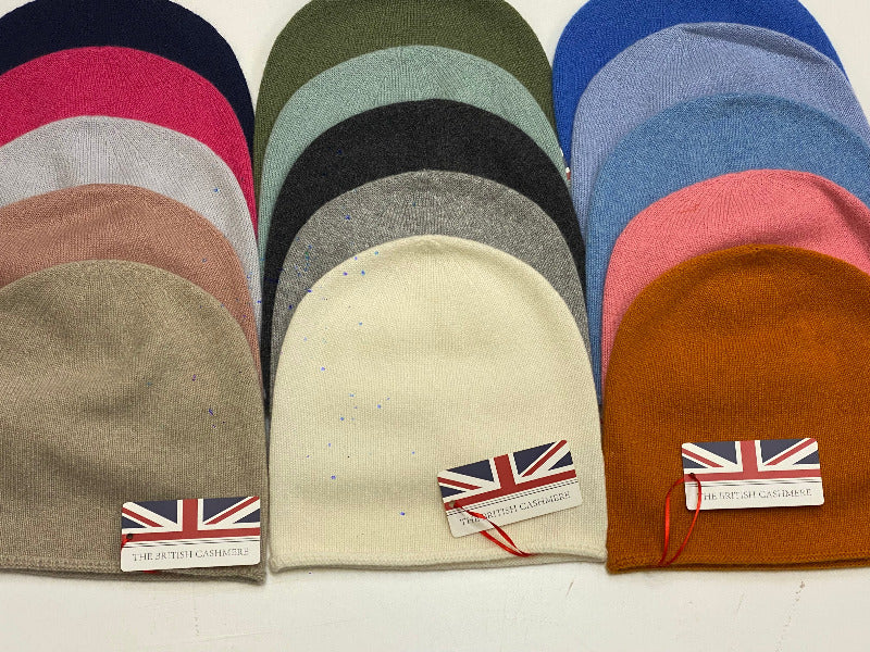 bonnet cachemire plusieurs coloris