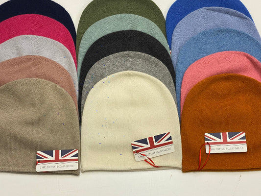bonnet cachemire plusieurs coloris