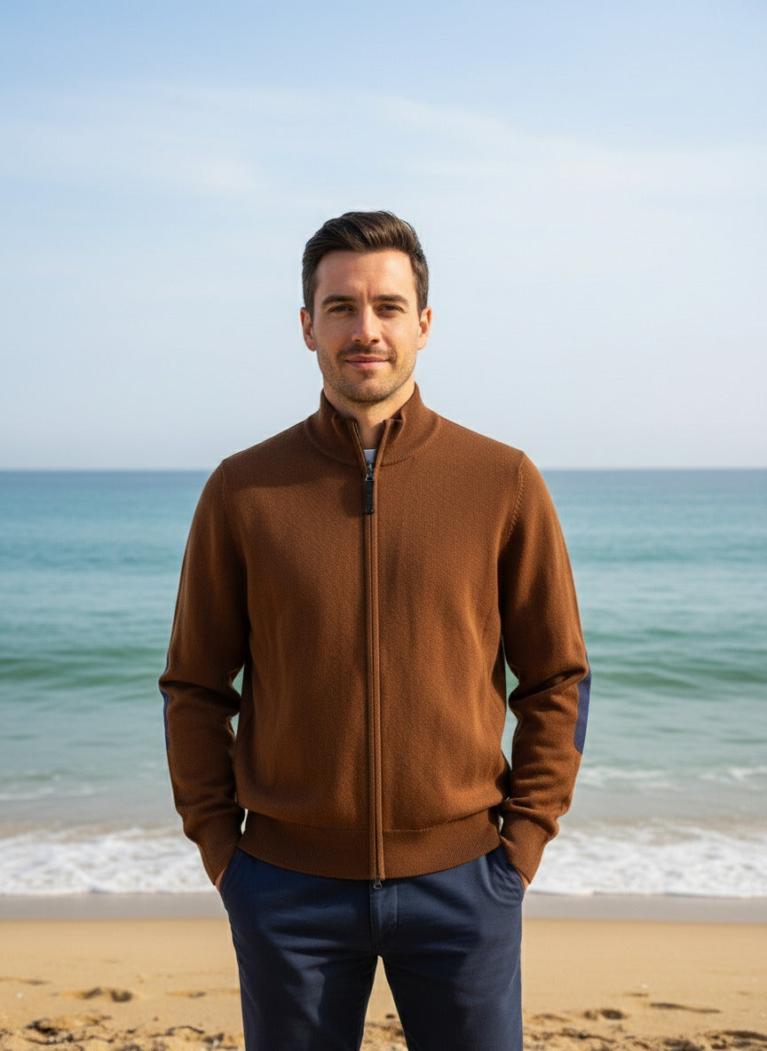 Gilet Réversible 100% Cashmere Premium